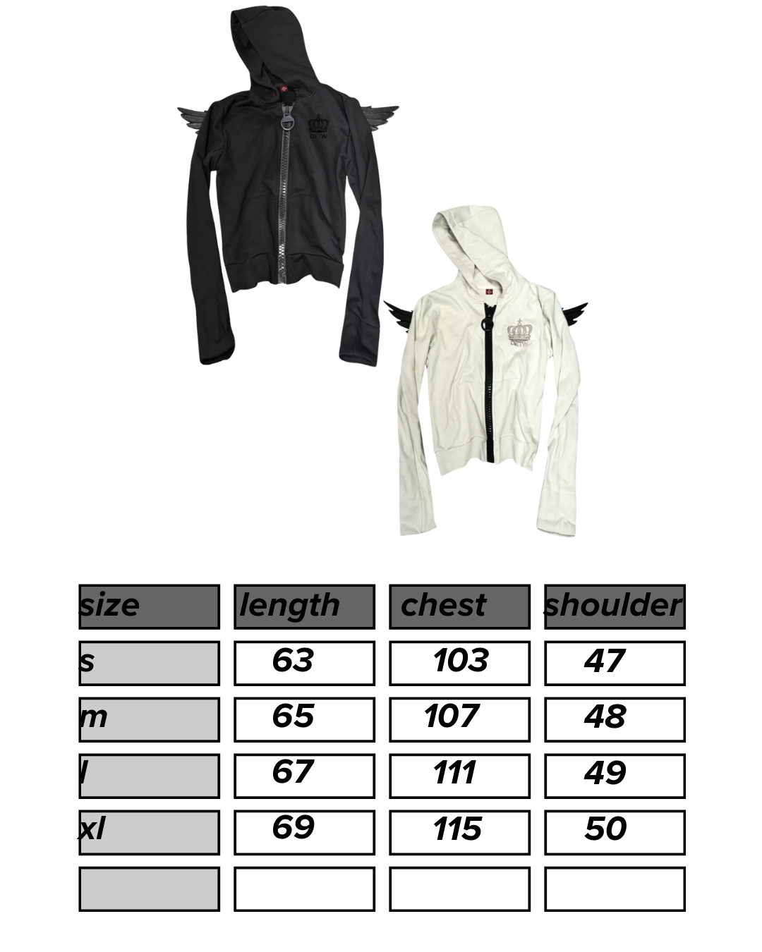 Zip hoodie